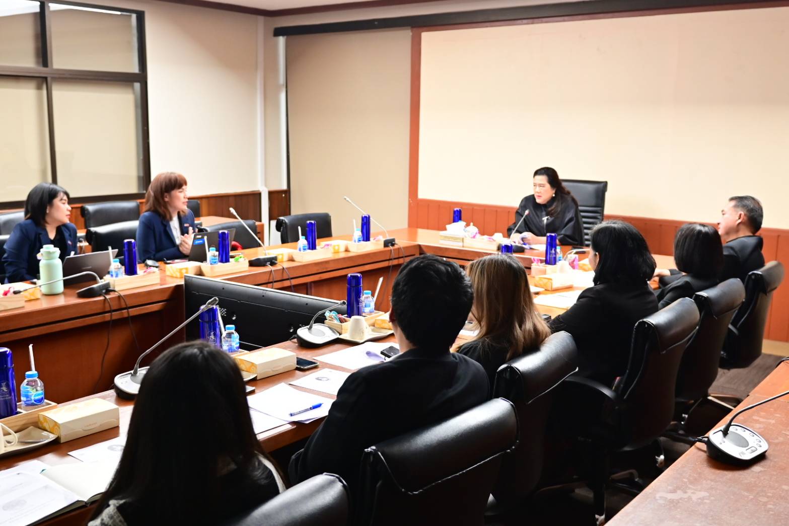 การประชุมคณะกรรมการแผนกประชาสัมพันธ์งานกาชาด ประจำปี 2568 เพื่อเตรียมความพร้อมในการเผยแพร่ข่าวสารงานกาชาด ประจำปี 2568